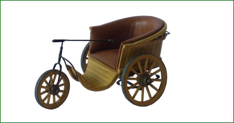 Rolstoel van hout